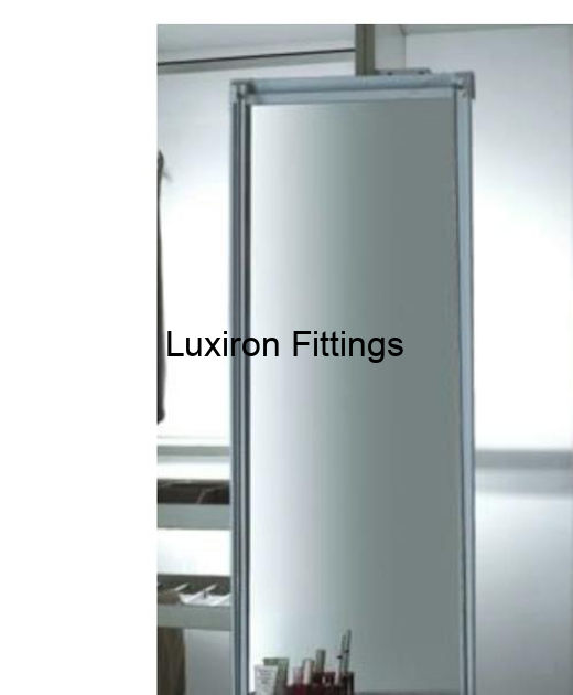 MOVABLE PULLOUT MIRROR WITH TRAY LWMW